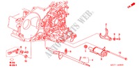 FORQUILHA/VEIO CONTROLO para Honda CIVIC 1.4 LS 3 portas automática de 4 velocidades 2005