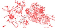 SUPORTE FIXACAO MOTOR (TYPE R) para Honda CIVIC TYPE R 3 portas 6 velocidades manuais 2005