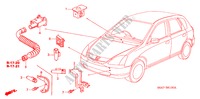 AR CONDICIONADO (SENSOR) para Honda CIVIC 2.0 5 portas 5 velocidades manuais 2003
