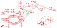 ESTRUTURA SECUNDARIA DIANTEIRA para Honda CIVIC 2.0 5 portas 5 velocidades manuais 2003