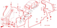 LAVA PARA BRISAS(1) para Honda CIVIC 1.6LS 5 portas automática de 4 velocidades 2001