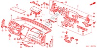 PAINEL INSTRUMENTOS(LH) para Honda CIVIC 1.6S 5 portas automática de 4 velocidades 2002