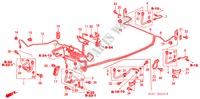 TUBAGENS TRAVAOES(ABS) (LH) (1.4L/1.6L) para Honda CIVIC 1.4LS 5 portas automática de 4 velocidades 2003