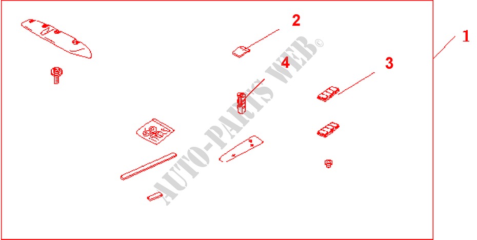SPOILER SUP. TRASEIRO para Honda CIVIC 1.4LS 5 portas automática de 4 velocidades 2001