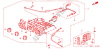 CONTROLO AQUECEDOR(LH) (1) para Honda CIVIC 1.4LS 5 portas automática de 4 velocidades 2005