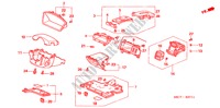 GUARNICAO PAINEL INSTRU.(D.)(LADO CONDUTOR) para Honda CIVIC 1.6SE 5 portas automática de 4 velocidades 2005