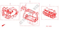KIT JUNTAS(1.4L/1.5L/1.6L/1.7L) para Honda CIVIC 1.4SE 5 portas automática de 4 velocidades 2005