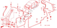 LAVA PARA BRISAS(1) para Honda CIVIC 1.4LS 5 portas automática de 4 velocidades 2005