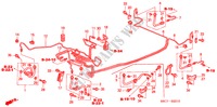 TUBAGENS TRAVAOES(ABS) (LH) (1.4L/1.6L) para Honda CIVIC 1.6ES 5 portas automática de 4 velocidades 2005