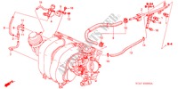 TUBO METALICO INSTALACAO/TUBAGEM para Honda STREAM 2.0SI 5 portas automática de 5 velocidades 2003