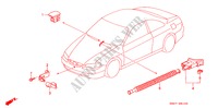 AR CONDICIONADO (SENSOR) para Honda ACCORD COUPE 3.0IV6 2 portas automática de 4 velocidades 2001