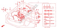 CABLAGEM MOTOR(V6) (LH) para Honda ACCORD COUPE 3.0IV6 2 portas automática de 4 velocidades 2000