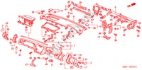 PAINEL INSTRUMENTOS(D.) para Honda ACCORD COUPE 3.0IV6 2 portas automática de 4 velocidades 2000
