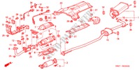 TUBO ESCAPE(L4) para Honda ACCORD COUPE 2.0IES 2 portas automática de 4 velocidades 2000
