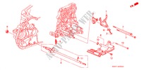 FORQUILHA(L4) para Honda ACCORD 2.3VTI 4 portas automática de 4 velocidades 2000