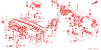 PAINEL INSTRUMENTOS(LH) para Honda CR-V ES 5 portas automática de 4 velocidades 2003