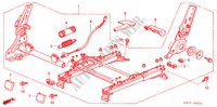 COMPONENTES DO ASSENTO INTERMEDIARIO (D.) ('03) para Honda MR-V LX 5 portas automática de 5 velocidades 2003