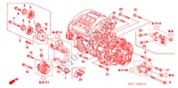 ESTAI DO ALTERNADOR('05 ) para Honda MR-V EX 5 portas automática de 5 velocidades 2005