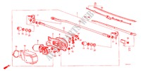 LIMPA PARA BRISAS (B,F,G,P,S,W,X) para Honda JAZZ DX 3 portas automática de 3 velocidades 1985