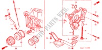 BOMBA OLEO/FILTRO REDE OLEO para Honda JAZZ 1.2S 5 portas 5 velocidades manuais 2002