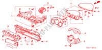 GUARNICAO PAINEL INSTRU.(LADO CONDUTOR) (LH) para Honda JAZZ 1.4LS 5 portas 5 velocidades manuais 2002