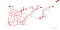 TUBO FLEXIVEL LAVA(LH) para Honda JAZZ 1.4LS 5 portas totalmente automática CVT 2002