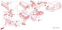 UNIDADE CONTROLO(COMPARTIMENTO MOTOR)(D.) para Honda JAZZ 1.4SE 5 portas totalmente automática CVT 2003