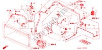 AR CONDICIONADO (MANGUEIRAS/TUBOS)(D.) para Honda JAZZ 1.2 E 5 portas 5 velocidades manuais 2005