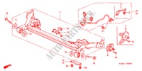 EIXO TRASEIRO para Honda JAZZ 1.4 SE       SPORT 5 portas totalmente automática CVT 2005