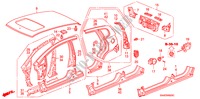 PAINEIS EXTERIOR/PAINEL TRASEIRO para Honda JAZZ 1.4 LS 5 portas 5 velocidades manuais 2004