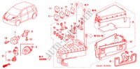 UNIDADE CONTROLO(COMPARTIMENTO MOTOR)(LH) para Honda JAZZ 1.4 LS 5 portas totalmente automática CVT 2004