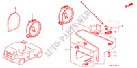 ANTENA/ALTIFALANTE(D.) para Honda JAZZ 1.4 SE 5 portas totalmente automática CVT 2007