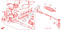CAIXA DIRECCAO ASSISTIDA(EPS) (D.) para Honda JAZZ 1.2 S 5 portas 5 velocidades manuais 2006