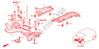 ESTRUTURA SECUNDARIA DIANTEIRA para Honda JAZZ 1.4 LS 5 portas totalmente automática CVT 2006