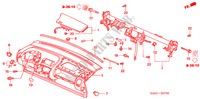 PAINEL INSTRUMENTOS(LH) para Honda JAZZ 1.2 LS 5 portas 5 velocidades manuais 2007