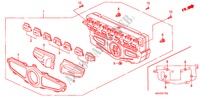 AR CONDICIONADO AUTO. CONTROLO(LH) para Honda JAZZ S4ES-N 5 portas totalmente automática CVT 2008