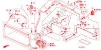 AR CONDICIONADO (MANGUEIRAS/TUBOS)(D.) para Honda JAZZ 1.4 SES 5 portas totalmente automática CVT 2008