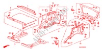 FORRO LATERAL/ FORRO PORTA TRASEIRA para Honda JAZZ 1.4 ES 5 portas 5 velocidades manuais 2008