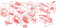 GUARNICAO PAINEL INSTRU.(LADO PASSAGEIRO) (LH) para Honda JAZZ 1.5 LS 5 portas totalmente automática CVT 2008
