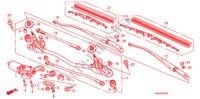 LIMPA VIDROS FRENTE(LH) para Honda JAZZ 1.4 ES 5 portas totalmente automática CVT 2008