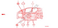 OLHAL(SOB) para Honda JAZZ S4SES 5 portas totalmente automática CVT 2008
