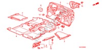 TAPETE PISO para Honda JAZZ 1.4 LS 5 portas totalmente automática CVT 2008