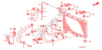 TUBO FLEXIVEL RADIADOR/DEPOSITO RESERVA para Honda JAZZ 1.4 ES 5 portas totalmente automática CVT 2008