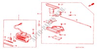 CONTROLO AQUECEDOR para Honda PRELUDE XZ 2 portas automática de 4 velocidades 1984