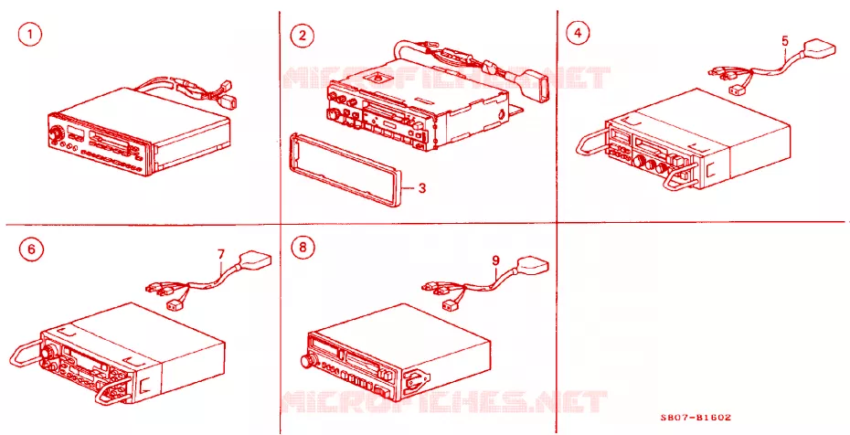 AUTO-RADIO(2) Honda  PRELUDE 1984 EX 5 velocidades manuais 