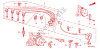 SISTEMA ELECTRICO MOTOR(3) (PGM FI) para Honda INTEGRA EX16 5 portas 5 velocidades manuais 1987