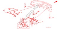 INF.DO PAINEL DE INSTRU. (D.) para Honda LEGEND V6 2.5I 4 portas automática de 4 velocidades 1987