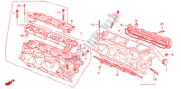 CABECA MOTOR(TRASEIRA) para Honda LEGEND V6 2.7I 4 portas automática de 4 velocidades 1989