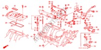 INJECTOR COMBUSTIVEL para Honda LEGEND V6 2.7I 4 portas automática de 4 velocidades 1989