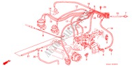 TUBO METALICO INSTALACAO/TUBAGEM para Honda LEGEND V6 2.7I 4 portas automática de 4 velocidades 1990